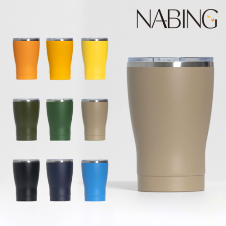 나빙 9가지 자연을 담은 진한빛 스텐 304 슬라이드캡 텀블러 350ml #2