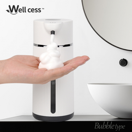 웰세스 W-1500B 자동 디스펜서 버블타입 대용량 USB 충전식 벽걸이 핸드워시 거품 세정기 #2