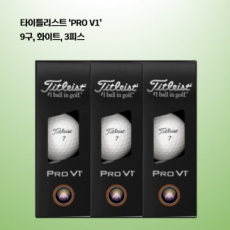 9구 로고 타이틀리스트 PRO V1세트