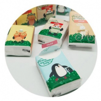 천연펄프 휴대용 화장지 포켓 미니 티슈 미용티슈 10매 Y2508