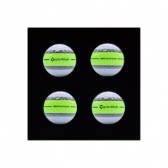 25 뉴 테일러메이드 투어 리스폰스 스트라이프 4구 골프공 선물세트 // 로고인쇄