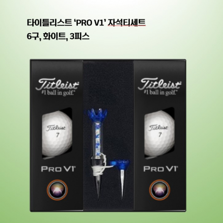 타이틀리스트 PRO V1 자석티세트 6구 로고 #2