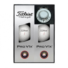 타이틀리스트 PRO V1x 5구 볼마커세트