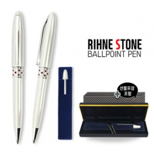 리네스톤 보석 금속 볼펜 세트