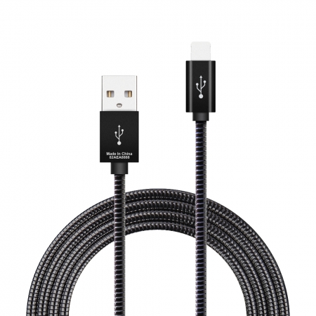 지군 메탈 충전케이블 8핀 1m #3