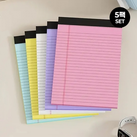 팻셀 법률용 노트 패드 5팩 세트 #2