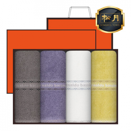 송월타올AB체인40 타올 4매 고급세트 #2