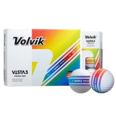 볼빅 비스타3 프리즘 360도 퍼팅라인 12구 3pc 360 퍼팅라인 골프공
