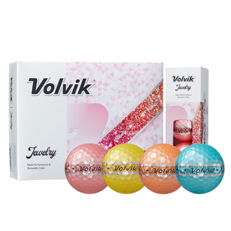 볼빅 쥬얼리 12구 3pc 럭셔리 펄 골프공 볼빅 골프공 3피스 #2