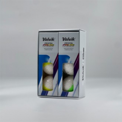 볼빅 크리스탈 콤비 6구 3pc 반반 골프공 디바이드 골프공