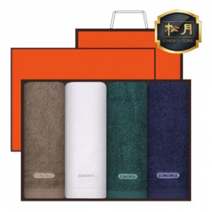 송월타올 포인트 40수 200g 타올 4매 고급세트