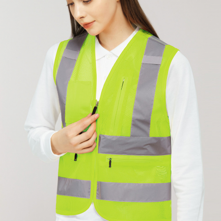 매직 형광 안전 조끼 단체 행사 망사 #2