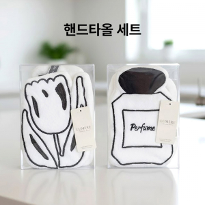 주방 핸드타올 흡수력좋은 코랄플리즈 세트