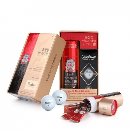 [정관장] 홍삼정 에브리타임5포 타이틀리스트 PRO V1 3구 골프에디션 세트 #3