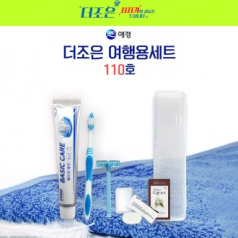 더조은 여행용세트 110호, 2080치약 50g,  댕기머리샴푸, 댕기머리린스, 비누,비누곽