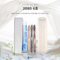 2080 6호 2080 베이직케어 치약 50g + 칫솔 + 케이스