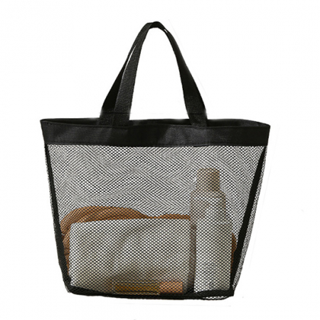 슬로라 분리수납 메쉬 비치백 샤워가방 소형 #3