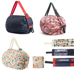 팝콘 가방 여행용 접이식 숄더백