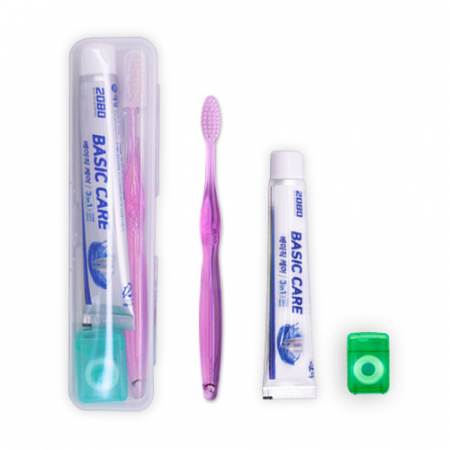 2080 국산 칫솔치약세트 3호(2080치약,국산칫솔,치실) #2