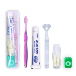 2080 국산 칫솔치약세트 8호 (2080치약,국산칫솔,치실,혀클리너,치간칫솔2)