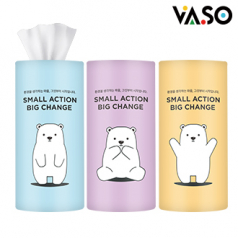 바쏘 베어 원통형 슬림 티슈