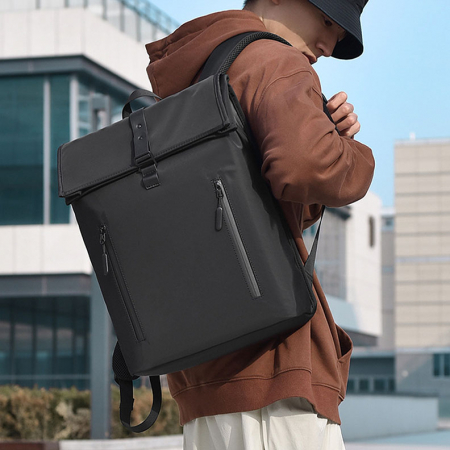 스타일리쉬 스퀘어 백팩 여행백팩 학생가방 AB023 #3