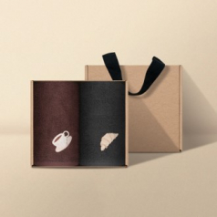 [송월타올] 항균 카페고리 핸드타올 2매 크라프트세트