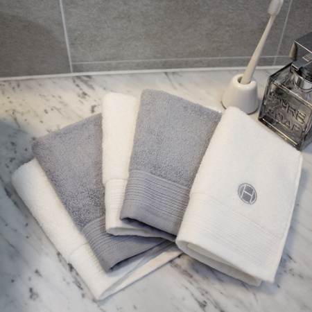 [송월타올] 호텔컬렉션 클래식36 고리 핸드타올 2매 크라프트세트 #4