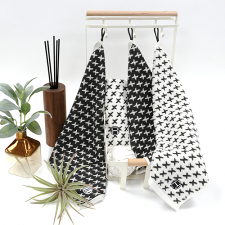 [송월타올] 호텔컬렉션 엑스34 고리 핸드타올 2매 크라프트세트 #4