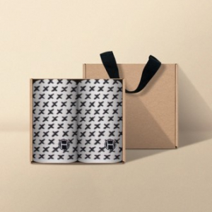 [송월타올] 호텔컬렉션 엑스34 고리 핸드타올 2매 크라프트세트