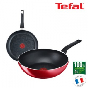 테팔 셰프드쿡 인덕션 티타늄 프라이팬 24+궁중팬 28cm