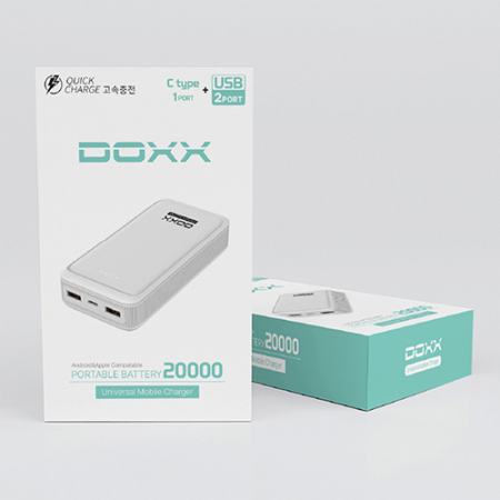 DOXX 고속충전 보조배터리 USB PD QC3.0 20000mah C타입 충전지원 #7