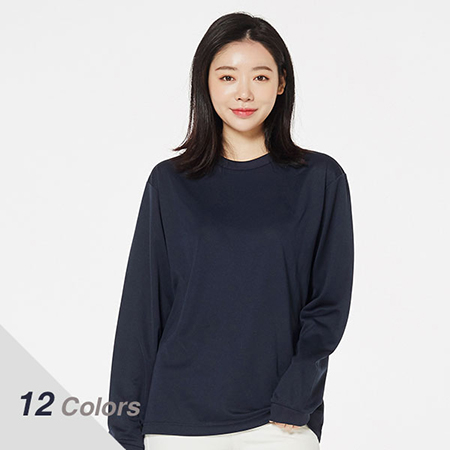 드라이 라운드 티셔츠 긴팔 #2