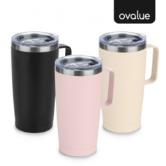 오밸류 프리미엄 데일리 이중진공 스텐머그 텀블러 600ml