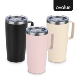 오밸류 프리미엄 데일리 이중진공 스텐머그 텀블러 600ml