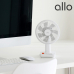 작은이미지: 알로코리아 F5C 레트로 인테리어 사무용 무선 탁상용 선풍기 #4
