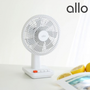 알로코리아 F5C 레트로 인테리어 사무용 무선 탁상용 선풍기