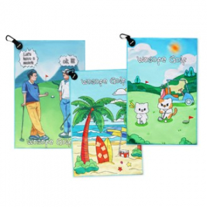 로페리아 양면 디지털인쇄 와플 골프타올 0215355