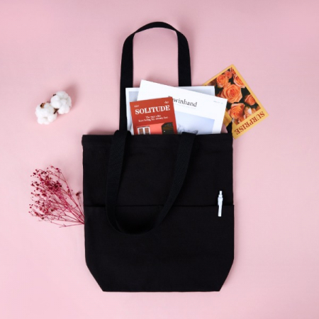 메이드유 투포켓 지퍼형 에코백 컬러 36 x 36 x 10 #3