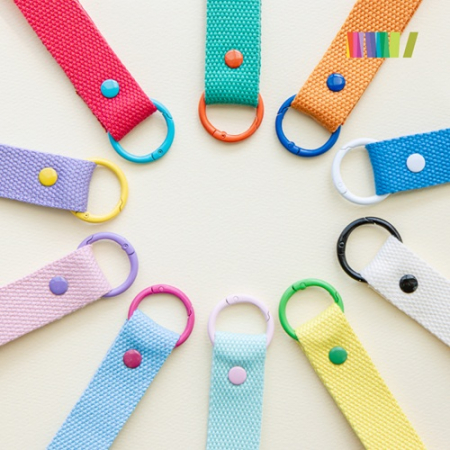 컬러 웨빙 스트랩 키링 #3