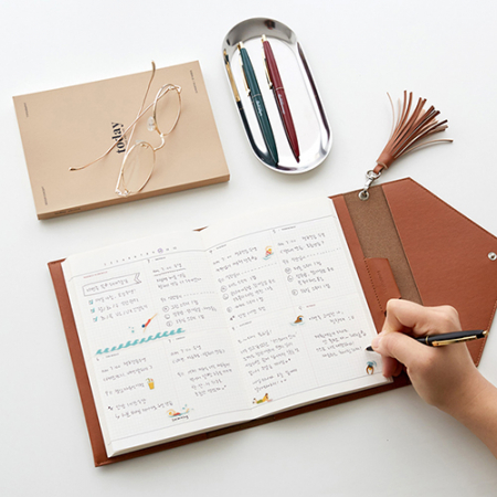 클러치 레더 오거나이저 만년형 다이어리 #2