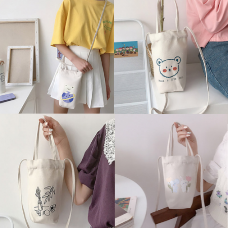 물통파우치 유치원물통 텀블러 파우치 보조가방 어린이크로스백  물병주머니 초등물통가방 #3