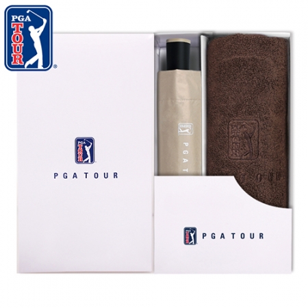 PGA 3단수동 암막 우양산+150g면사타올세트 #2