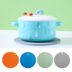 실리콘 냄비받침대 주방용품 원형 인턱션매트 다용도