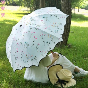 빅사이즈양우산 와이드형양우산 꽃무늬암막우산 가벼운양우산 가벼운꽃양우산