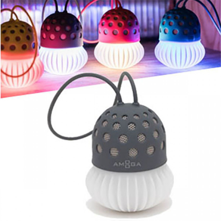 아모가 캠핑 등산 LED무드등 블루투스 스피커 #2