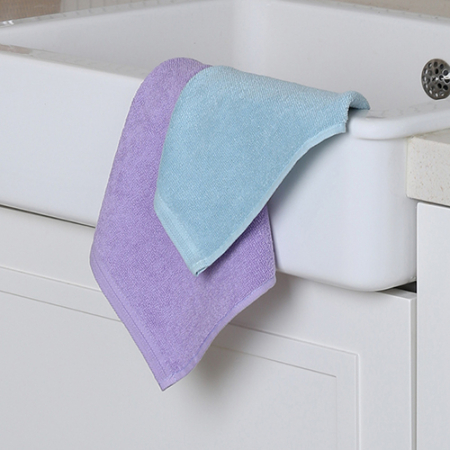 [송월타월] 30수컬러고리 핸드타올 2매 크라프트세트 #4