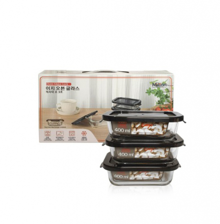 주방을담다 이지오븐 직사각 소형 3조 400ml x 3 #2