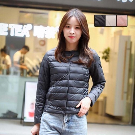 경량다운 오리털 덕 다운 여성 경량패딩 코디 여자옷 #2