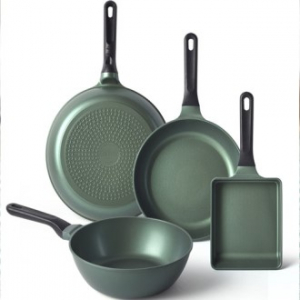 카우프만 올리브 인덕션 프라이팬 4종 세트 A형